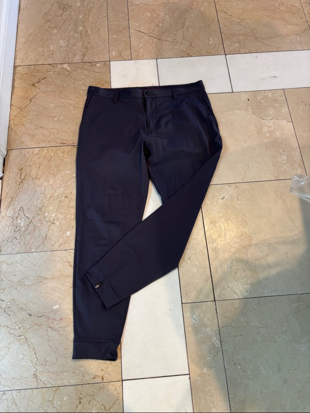 RHONE Men's Dark Navy Stretch Dress Pants
